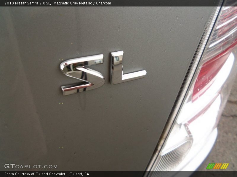 Magnetic Gray Metallic / Charcoal 2010 Nissan Sentra 2.0 SL