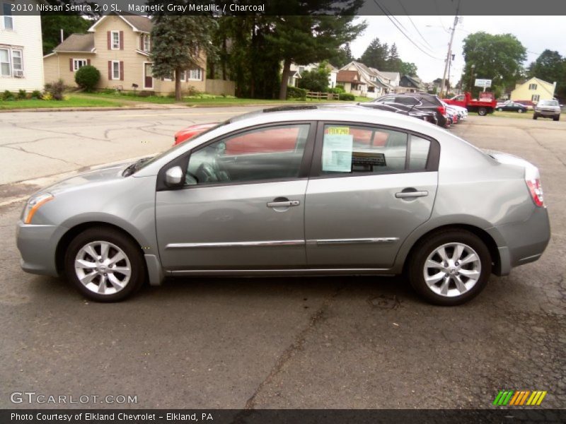 Magnetic Gray Metallic / Charcoal 2010 Nissan Sentra 2.0 SL