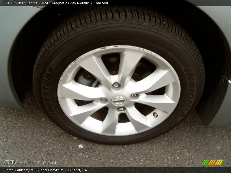 Magnetic Gray Metallic / Charcoal 2010 Nissan Sentra 2.0 SL