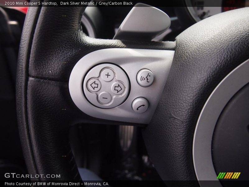 Dark Silver Metallic / Grey/Carbon Black 2010 Mini Cooper S Hardtop