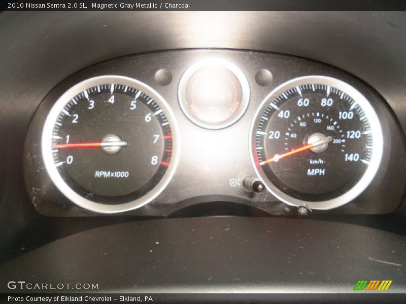 Magnetic Gray Metallic / Charcoal 2010 Nissan Sentra 2.0 SL