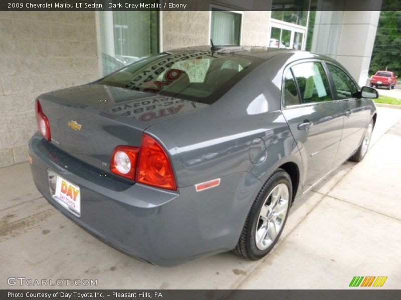 Dark Gray Metallic / Ebony 2009 Chevrolet Malibu LT Sedan