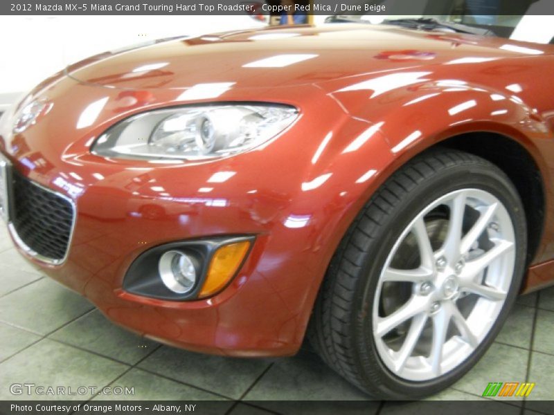 Copper Red Mica / Dune Beige 2012 Mazda MX-5 Miata Grand Touring Hard Top Roadster