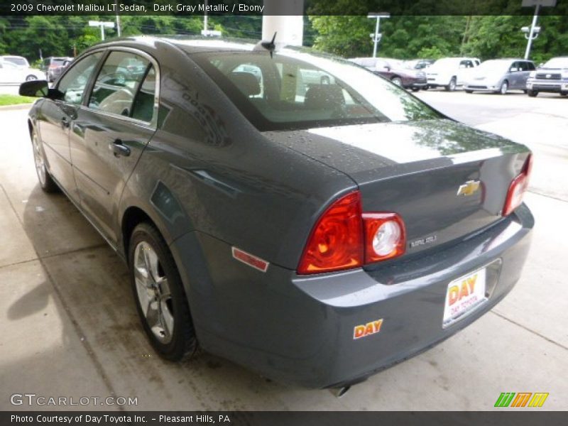 Dark Gray Metallic / Ebony 2009 Chevrolet Malibu LT Sedan