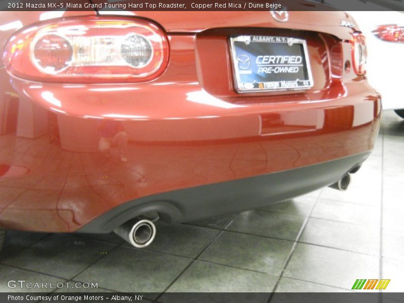Copper Red Mica / Dune Beige 2012 Mazda MX-5 Miata Grand Touring Hard Top Roadster
