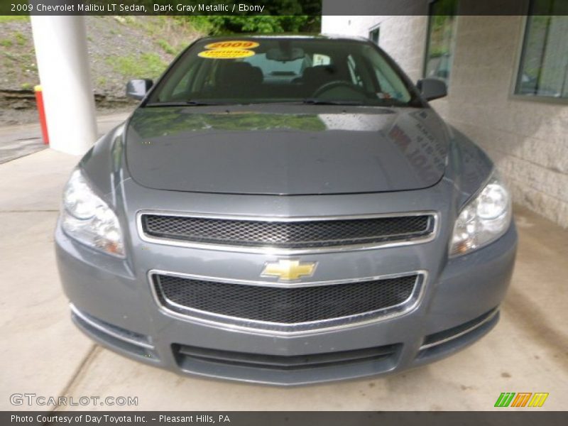 Dark Gray Metallic / Ebony 2009 Chevrolet Malibu LT Sedan