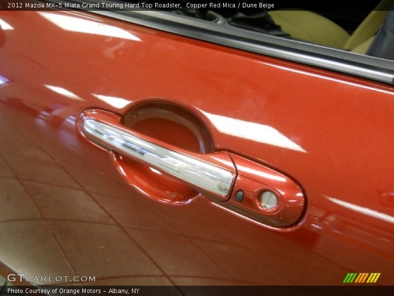 Copper Red Mica / Dune Beige 2012 Mazda MX-5 Miata Grand Touring Hard Top Roadster