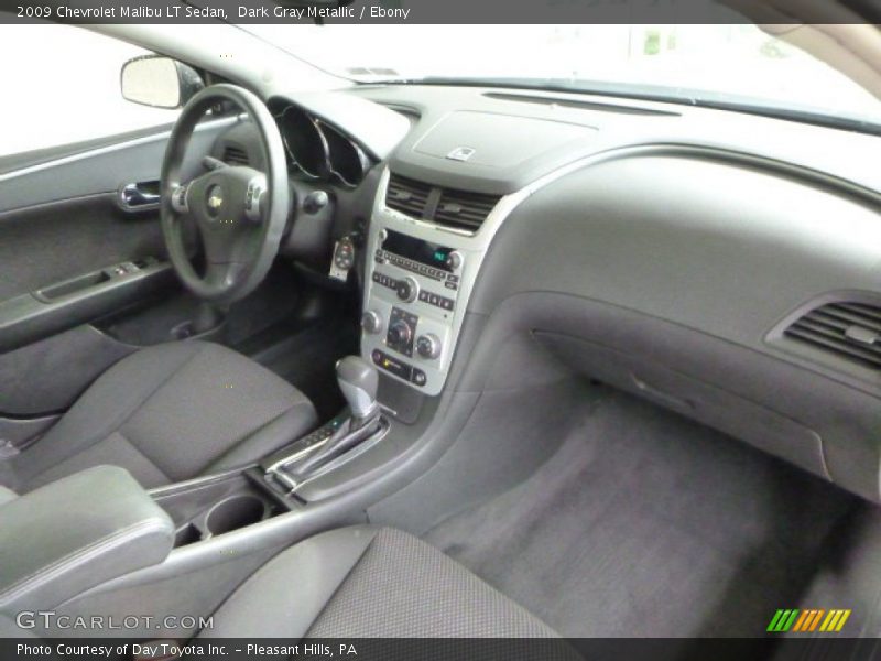 Dark Gray Metallic / Ebony 2009 Chevrolet Malibu LT Sedan