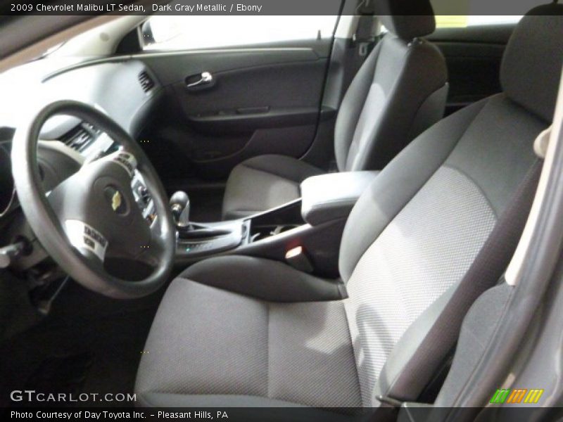 Dark Gray Metallic / Ebony 2009 Chevrolet Malibu LT Sedan