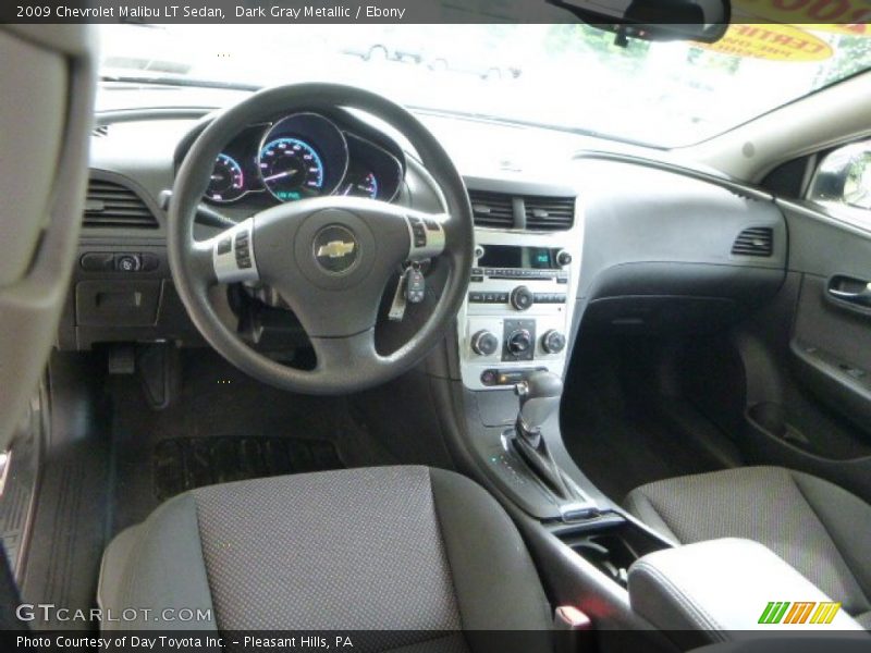 Dark Gray Metallic / Ebony 2009 Chevrolet Malibu LT Sedan