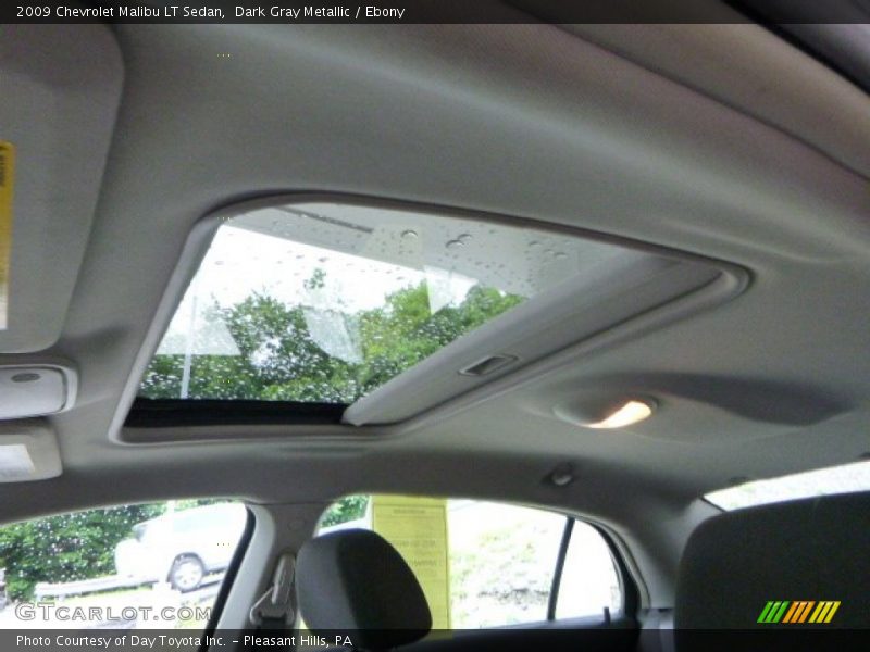 Dark Gray Metallic / Ebony 2009 Chevrolet Malibu LT Sedan