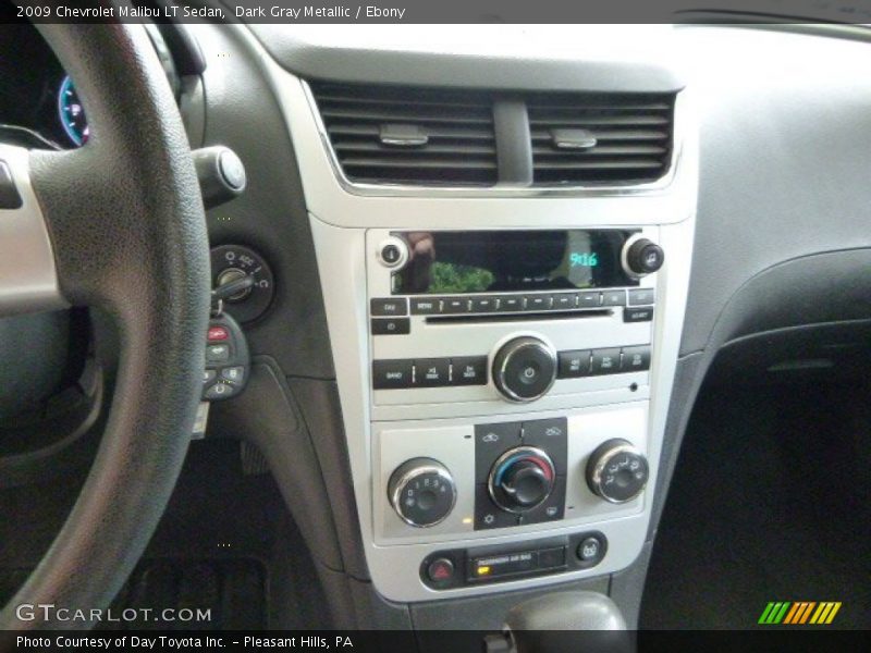 Dark Gray Metallic / Ebony 2009 Chevrolet Malibu LT Sedan