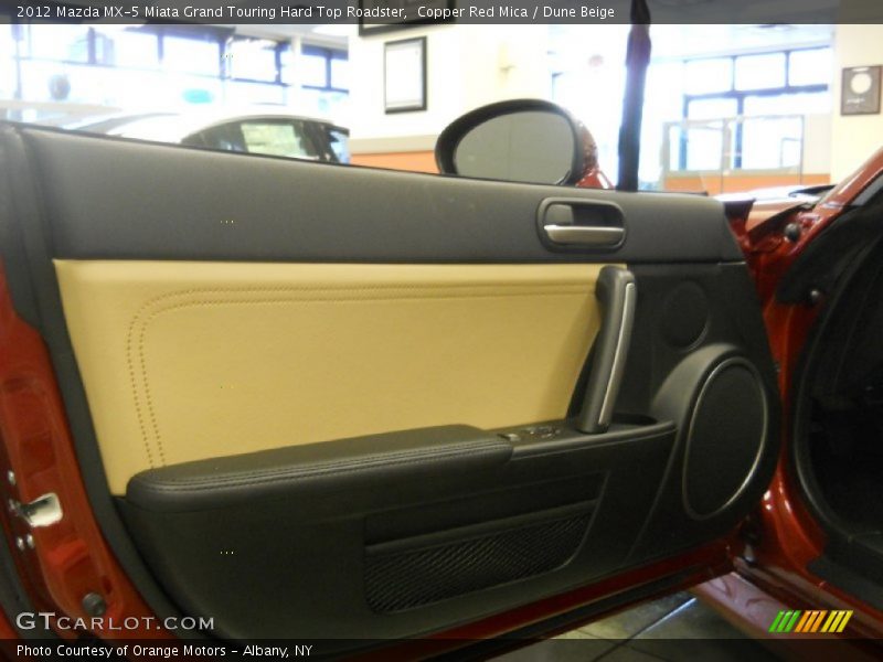 Copper Red Mica / Dune Beige 2012 Mazda MX-5 Miata Grand Touring Hard Top Roadster