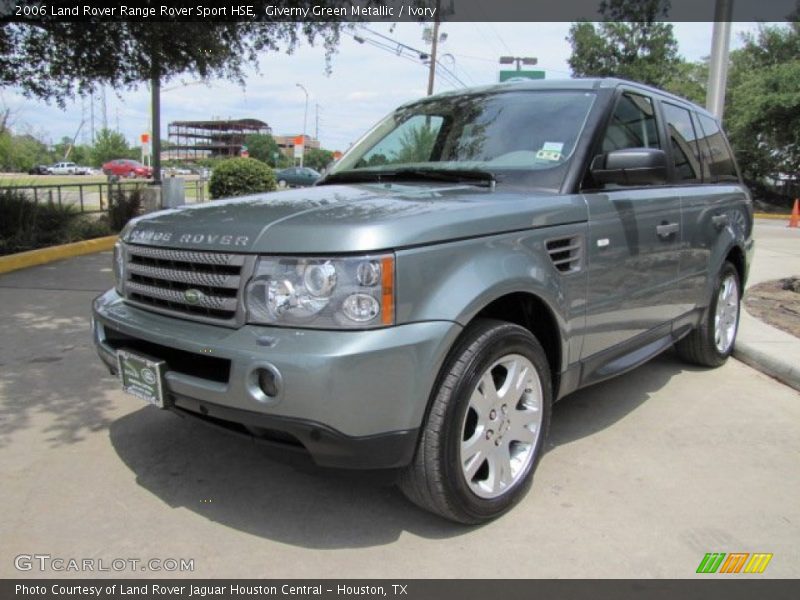 Giverny Green Metallic / Ivory 2006 Land Rover Range Rover Sport HSE
