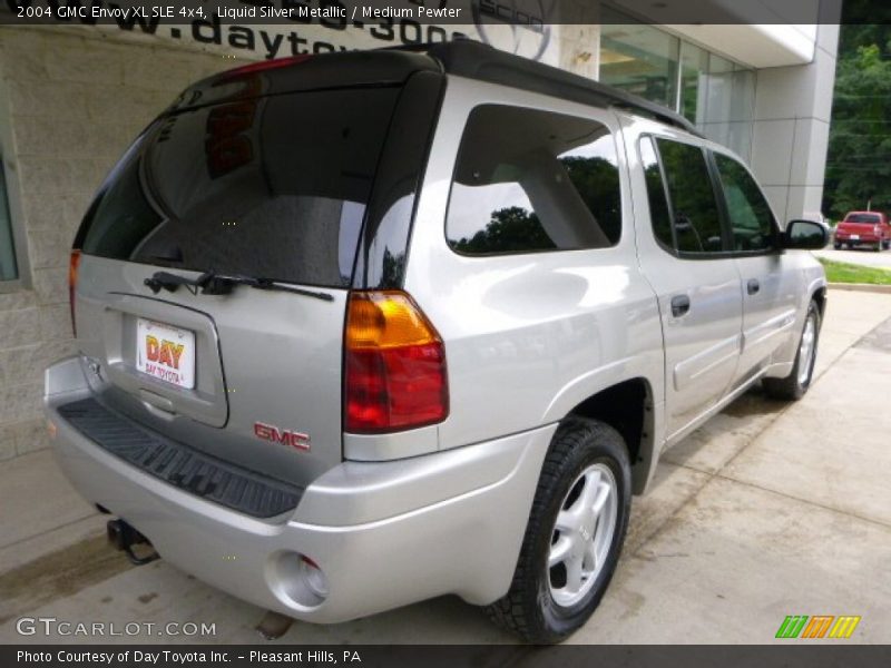 Liquid Silver Metallic / Medium Pewter 2004 GMC Envoy XL SLE 4x4