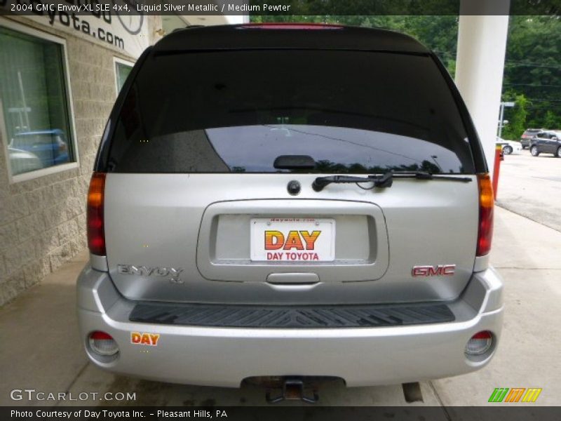 Liquid Silver Metallic / Medium Pewter 2004 GMC Envoy XL SLE 4x4
