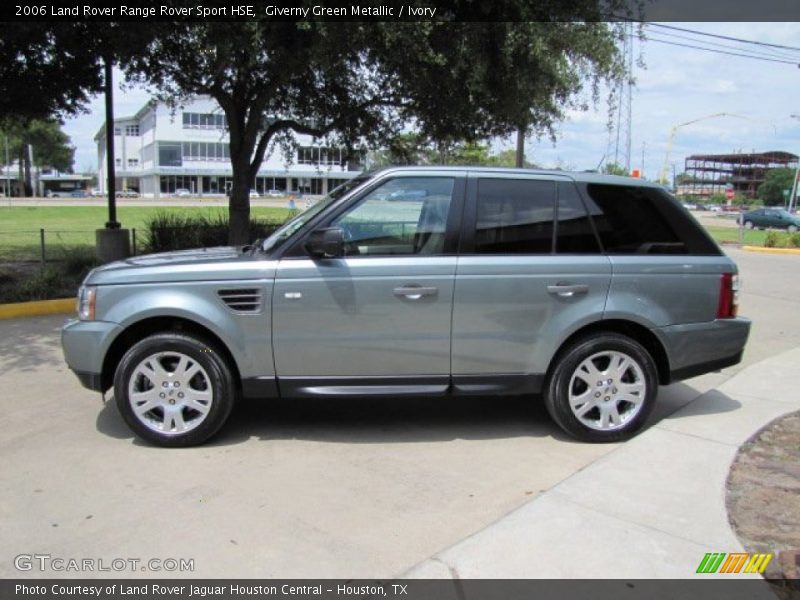 Giverny Green Metallic / Ivory 2006 Land Rover Range Rover Sport HSE
