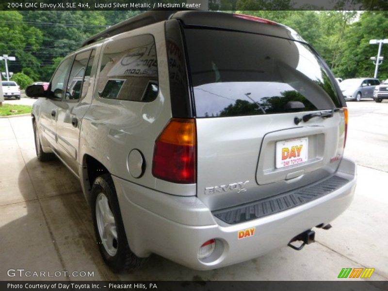 Liquid Silver Metallic / Medium Pewter 2004 GMC Envoy XL SLE 4x4