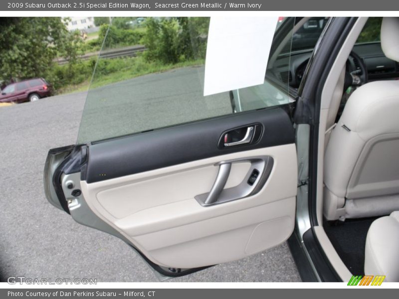 Seacrest Green Metallic / Warm Ivory 2009 Subaru Outback 2.5i Special Edition Wagon