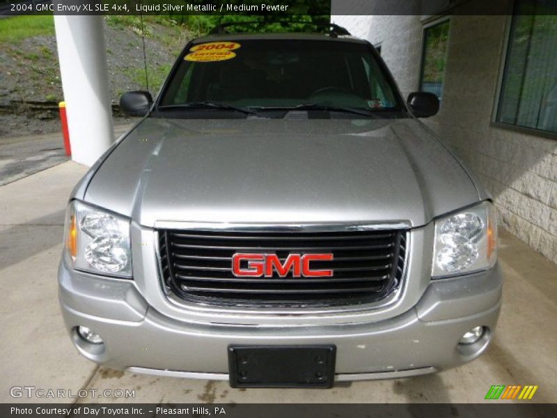 Liquid Silver Metallic / Medium Pewter 2004 GMC Envoy XL SLE 4x4