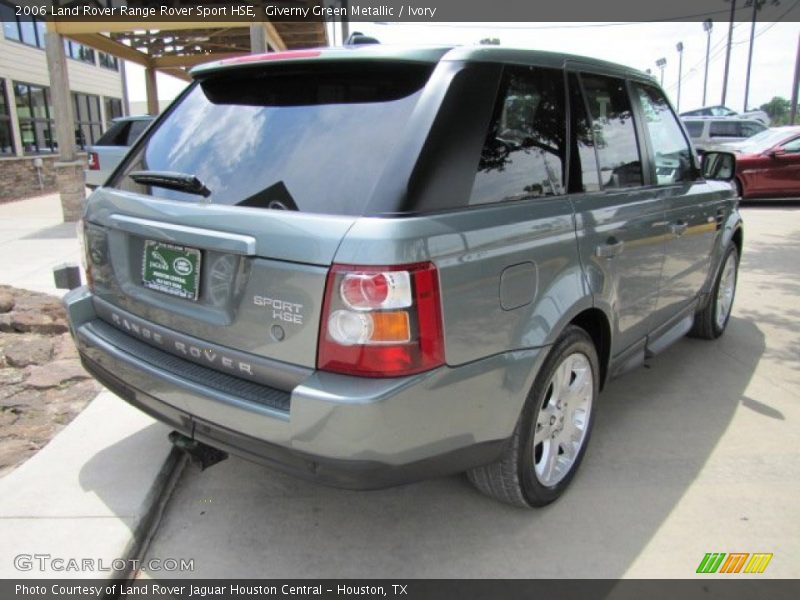 Giverny Green Metallic / Ivory 2006 Land Rover Range Rover Sport HSE