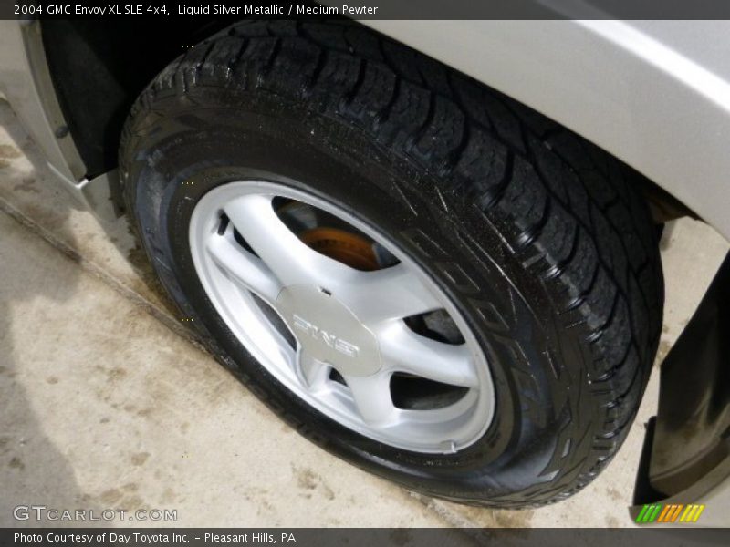 Liquid Silver Metallic / Medium Pewter 2004 GMC Envoy XL SLE 4x4