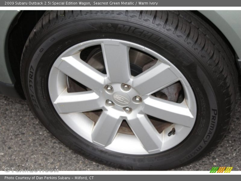 Seacrest Green Metallic / Warm Ivory 2009 Subaru Outback 2.5i Special Edition Wagon