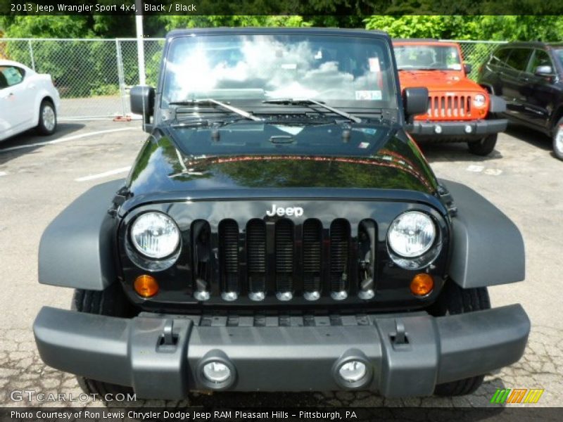 Black / Black 2013 Jeep Wrangler Sport 4x4