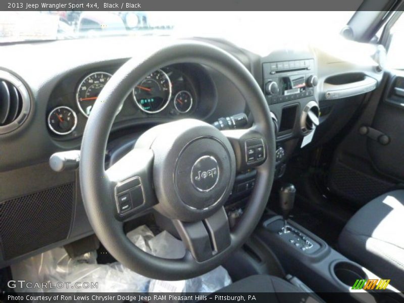 Black / Black 2013 Jeep Wrangler Sport 4x4
