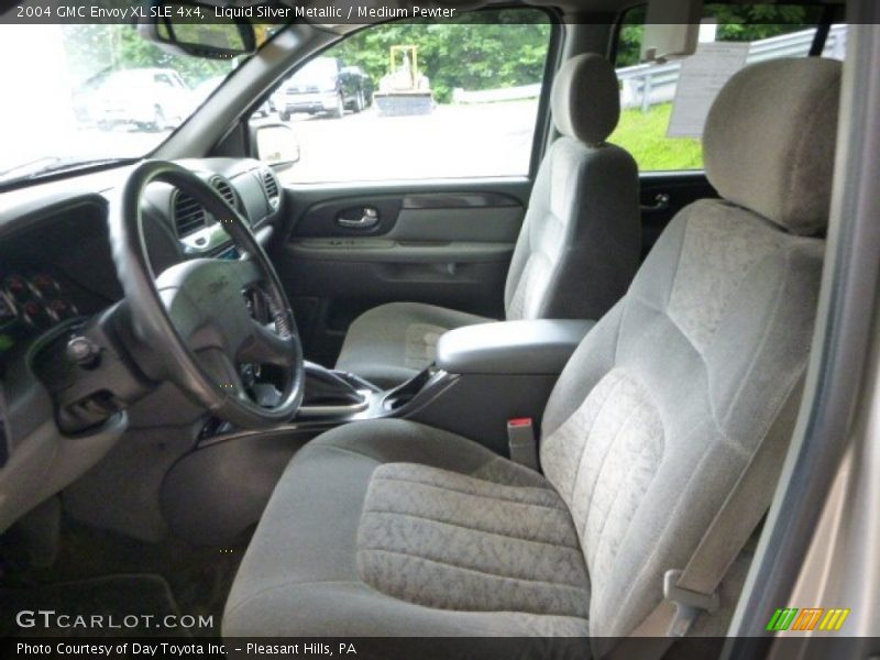 Liquid Silver Metallic / Medium Pewter 2004 GMC Envoy XL SLE 4x4