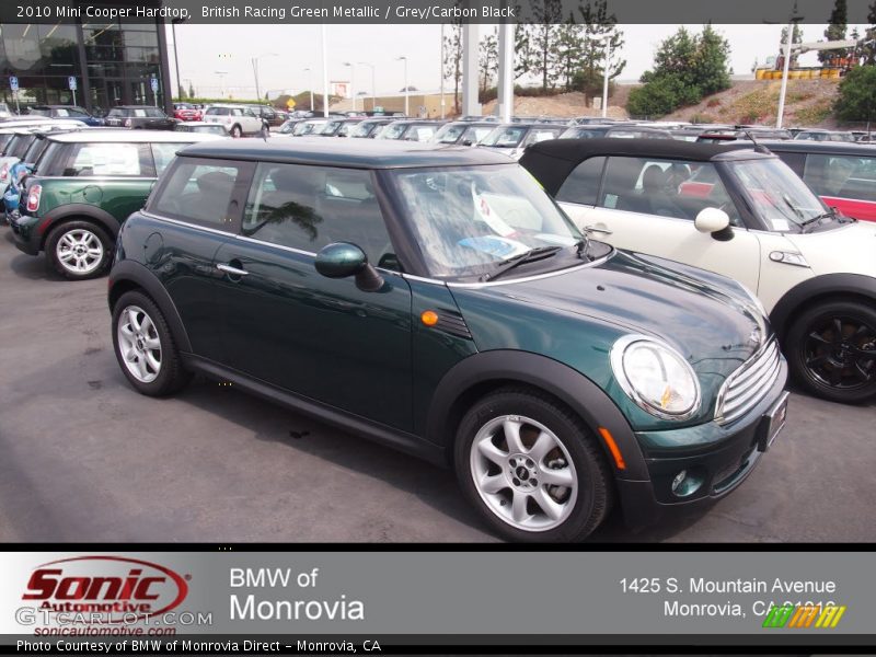 British Racing Green Metallic / Grey/Carbon Black 2010 Mini Cooper Hardtop