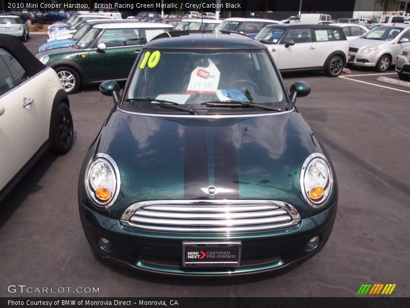 British Racing Green Metallic / Grey/Carbon Black 2010 Mini Cooper Hardtop