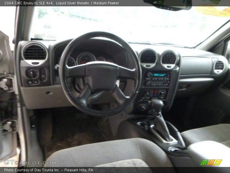 Liquid Silver Metallic / Medium Pewter 2004 GMC Envoy XL SLE 4x4