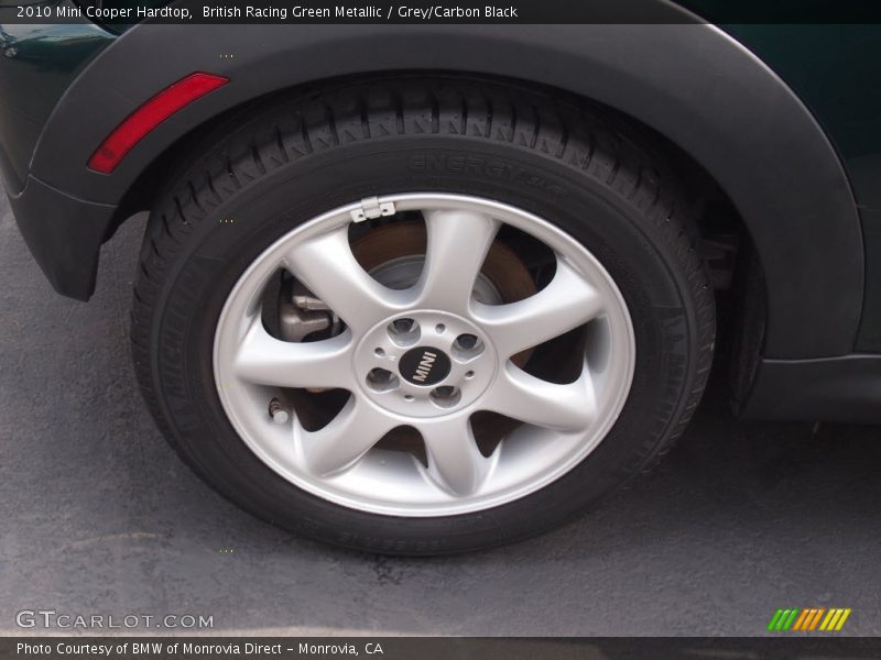 British Racing Green Metallic / Grey/Carbon Black 2010 Mini Cooper Hardtop