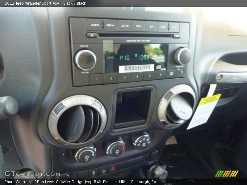 Black / Black 2013 Jeep Wrangler Sport 4x4