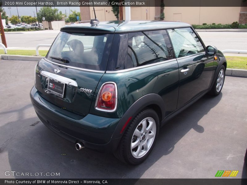 British Racing Green Metallic / Grey/Carbon Black 2010 Mini Cooper Hardtop