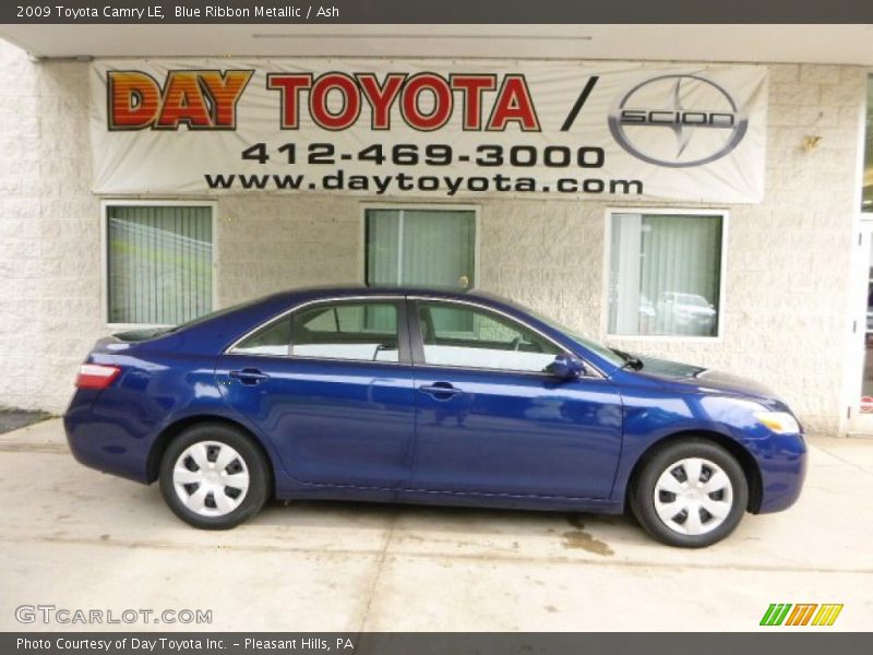 Blue Ribbon Metallic / Ash 2009 Toyota Camry LE