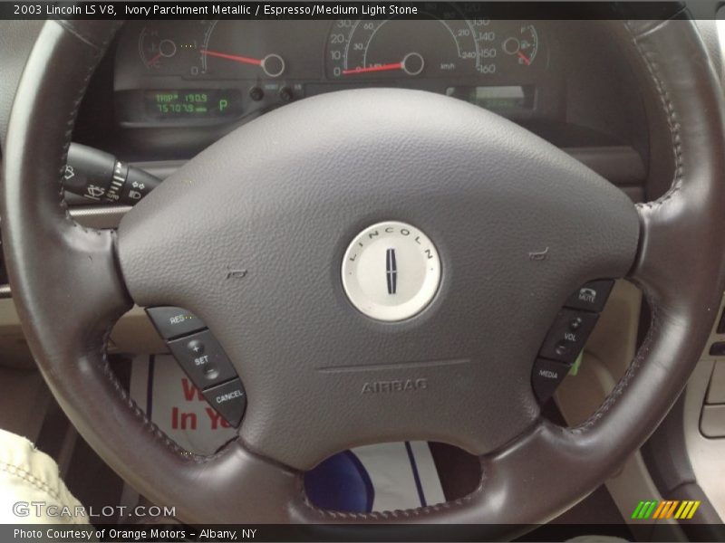 Ivory Parchment Metallic / Espresso/Medium Light Stone 2003 Lincoln LS V8