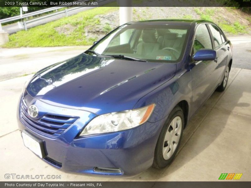 Blue Ribbon Metallic / Ash 2009 Toyota Camry LE