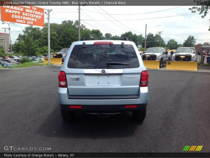 Blue Spark Metallic / Charcoal Black 2008 Mazda Tribute i Grand Touring 4WD