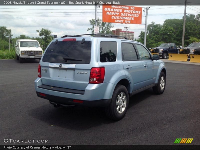 Blue Spark Metallic / Charcoal Black 2008 Mazda Tribute i Grand Touring 4WD