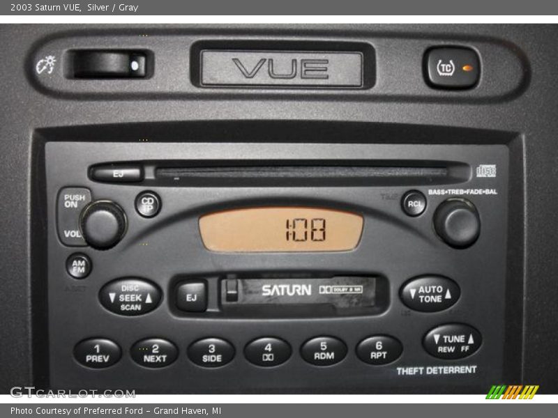 Audio System of 2003 VUE 