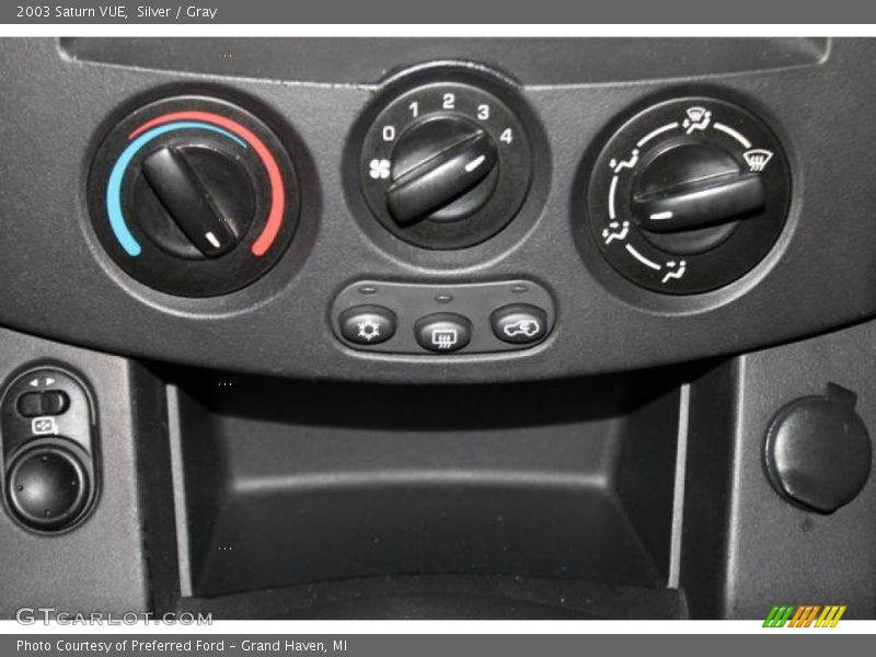 Controls of 2003 VUE 