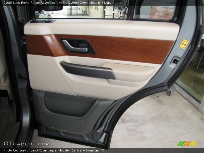 Giverny Green Metallic / Ivory 2006 Land Rover Range Rover Sport HSE