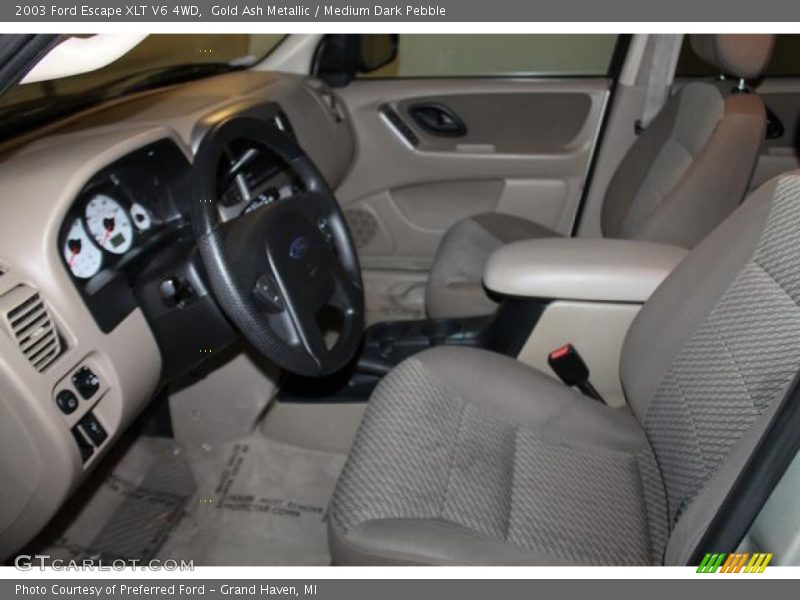 Gold Ash Metallic / Medium Dark Pebble 2003 Ford Escape XLT V6 4WD
