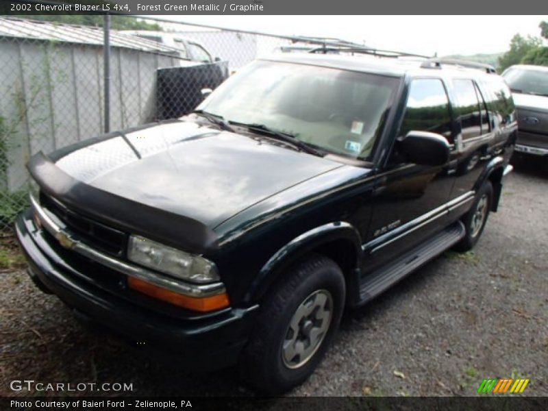 Forest Green Metallic / Graphite 2002 Chevrolet Blazer LS 4x4