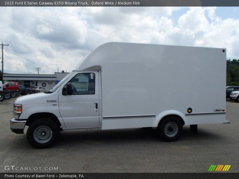 Oxford White / Medium Flint 2013 Ford E Series Cutaway E350 Moving Truck