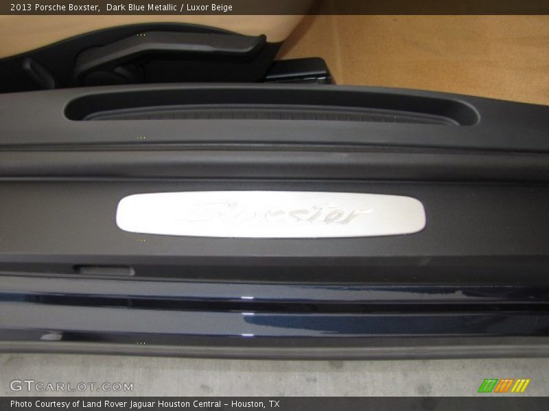 Dark Blue Metallic / Luxor Beige 2013 Porsche Boxster