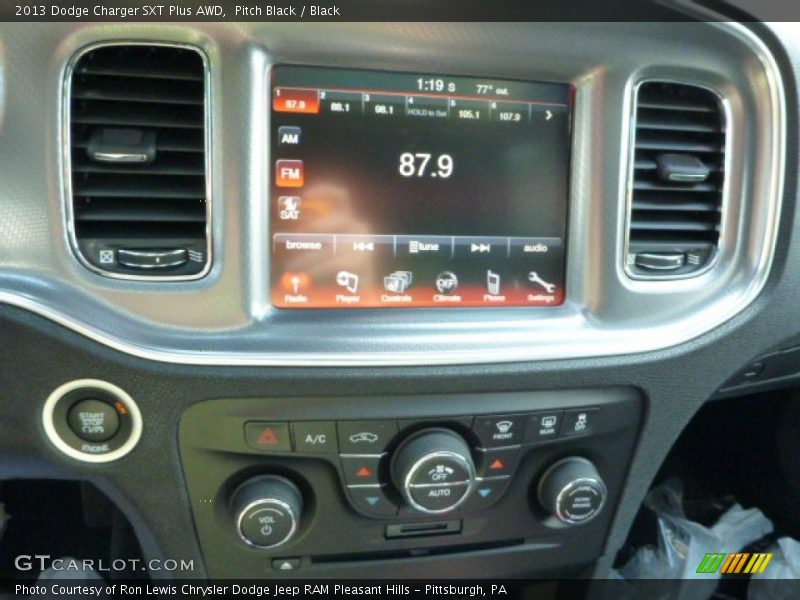 Pitch Black / Black 2013 Dodge Charger SXT Plus AWD