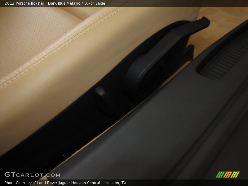 Dark Blue Metallic / Luxor Beige 2013 Porsche Boxster